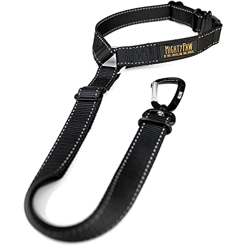 Mighty Paw black headrest dog seat belt